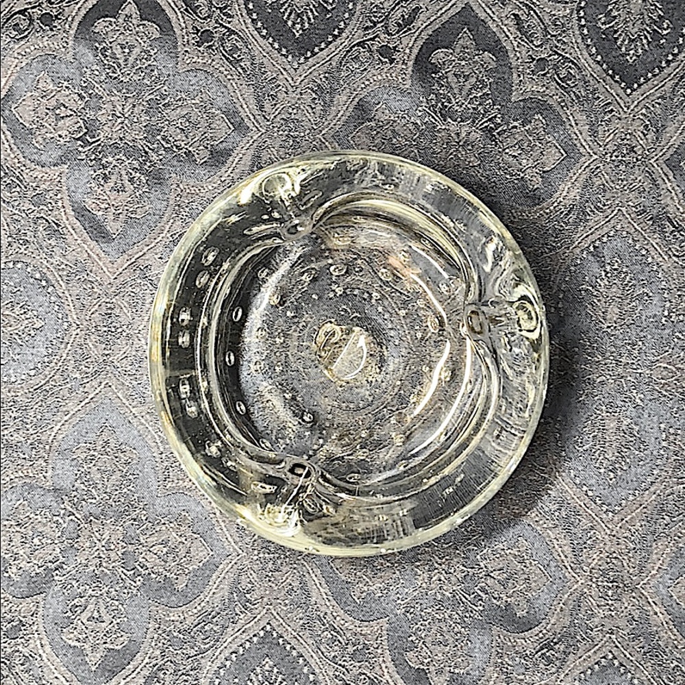 CLEAR BOWL/ASH/TRINKET TRAY by Blenko